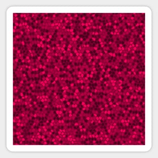 Purple Pink Shades Mosaic Pattern Magnet